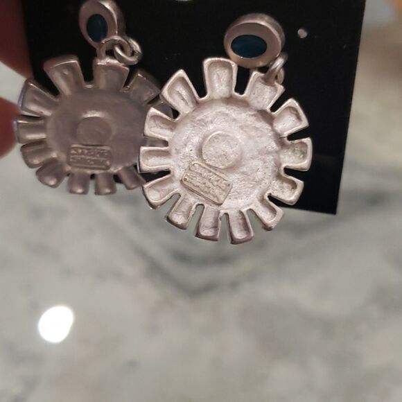 Vintage signed Jackie Spector earrings - Picture 2 of 2